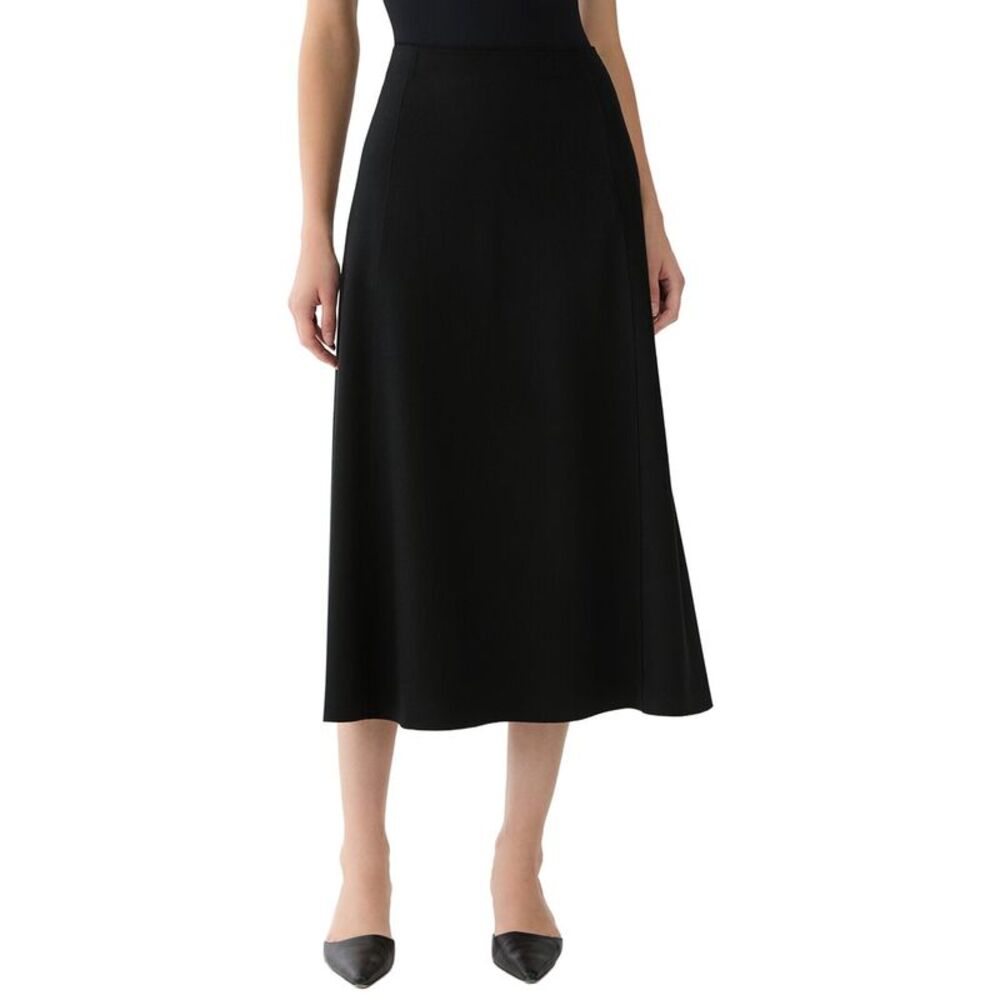 Lafayette 148 New York Womens  Cashmere & Wool A-Line Midi Skirt
